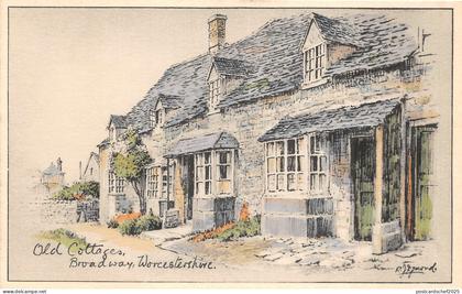 auk41417 old cottages broadway worcestershire  uk