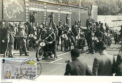 isle of Man ile de Man course de motos moto semi moderne