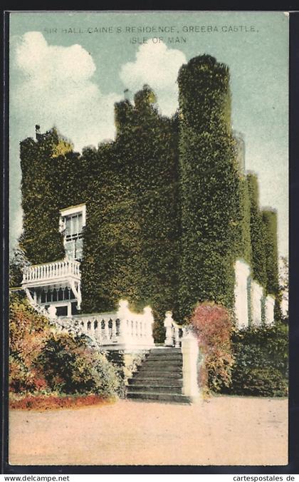 Pc Greeba /Isle of Man, Greeba Castle, Sir Hall Caine`s Residence