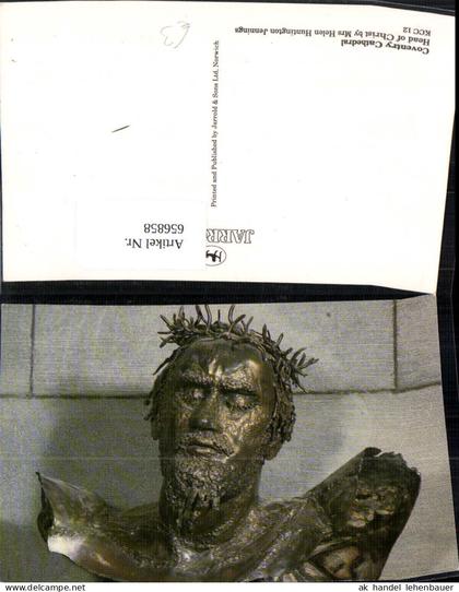 656858,Coventry Cathedral Coventry Head of Christ Büste Kopf
