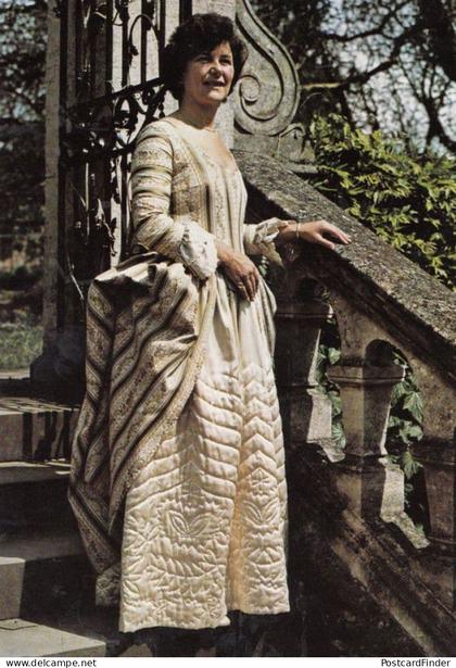 Madam Bevan 18th Century Fashion Dress Welsh Costume Carmarthenshire Postcard