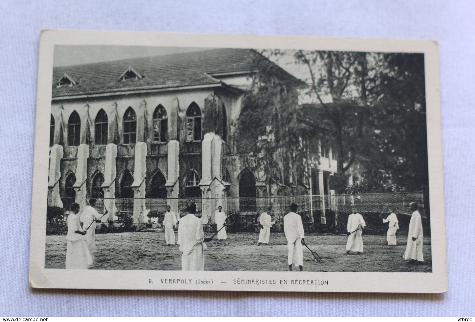 Verapoly, séminaristes en récréation, Inde