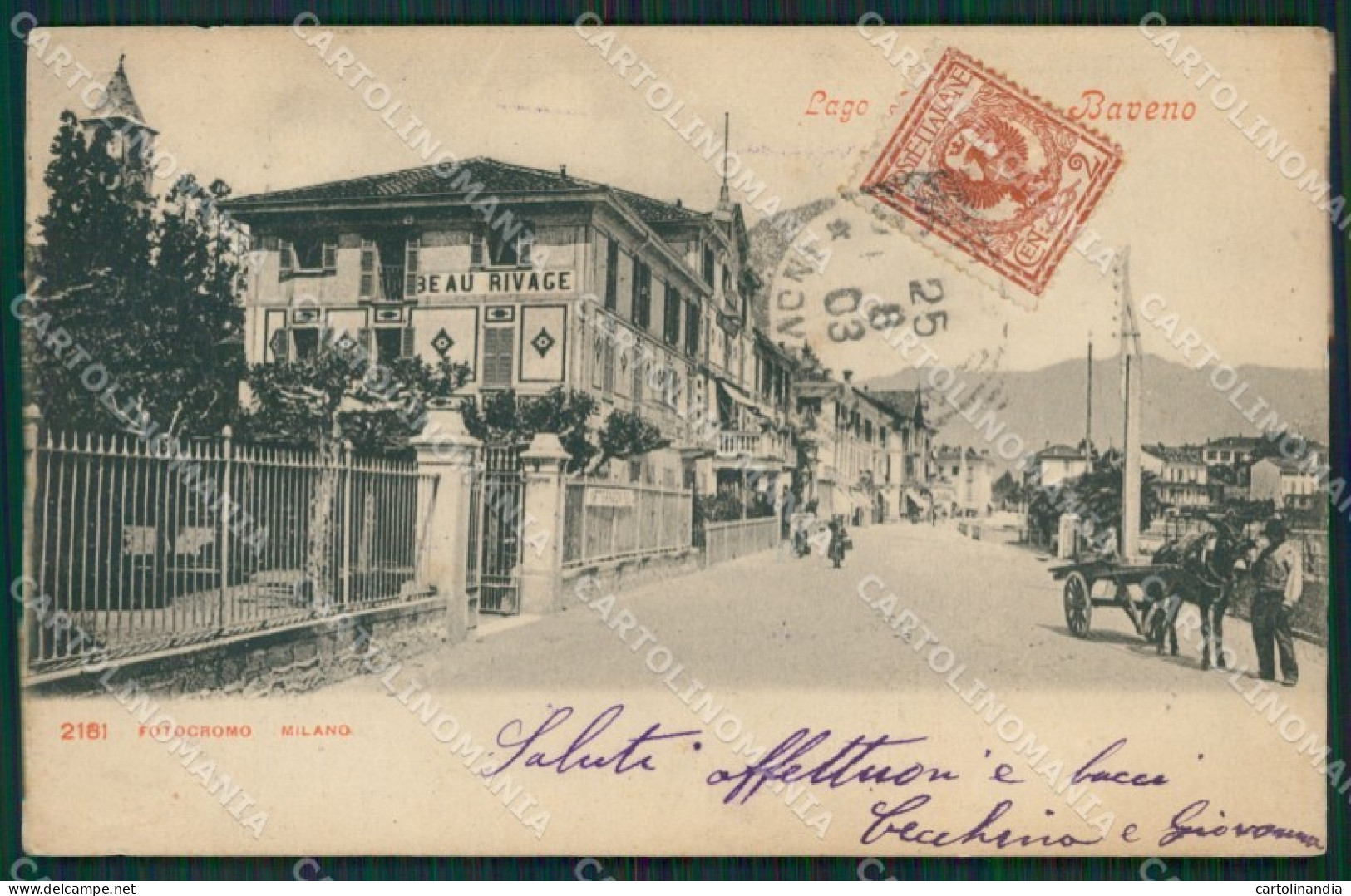 Verbania Baveno cartolina QZ0917