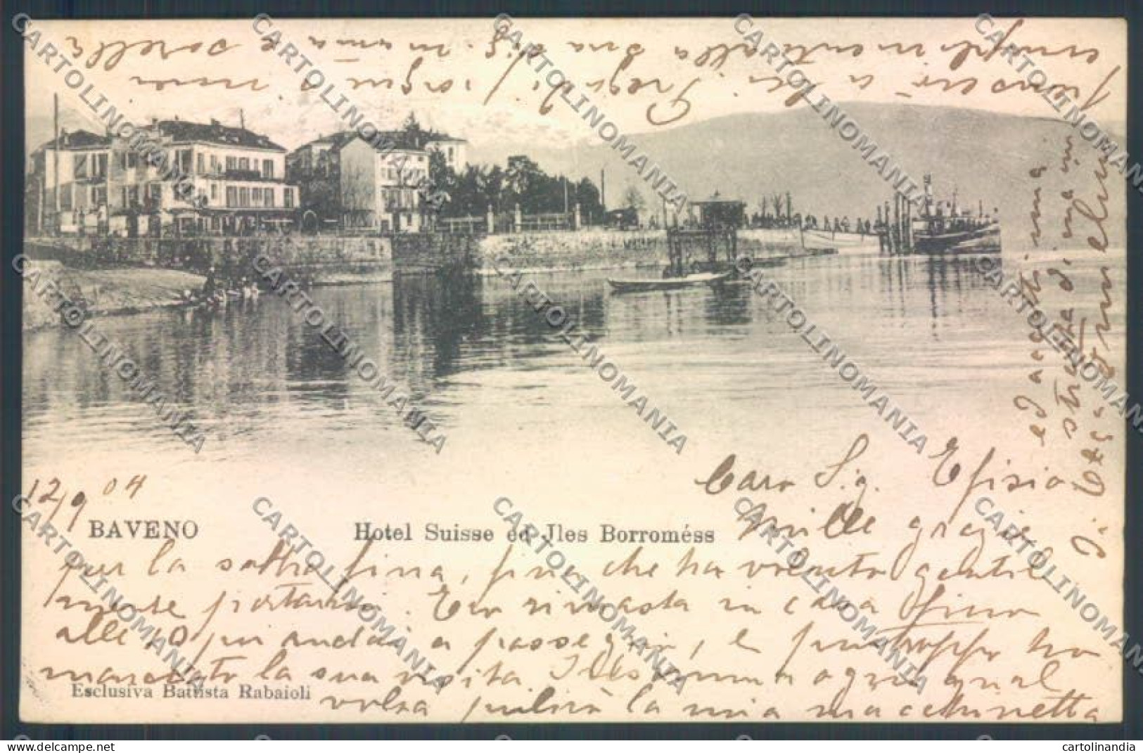 Verbania Baveno cartolina ZQ6946