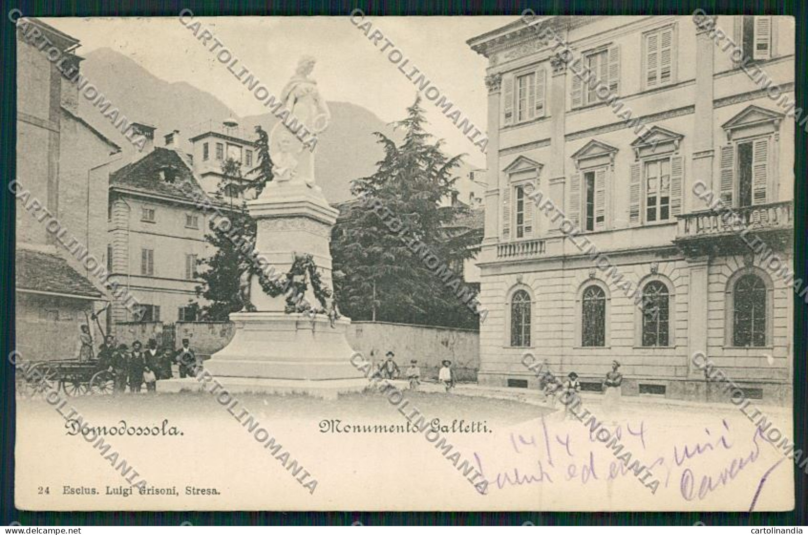 Verbania Domodossola cartolina QQ5334