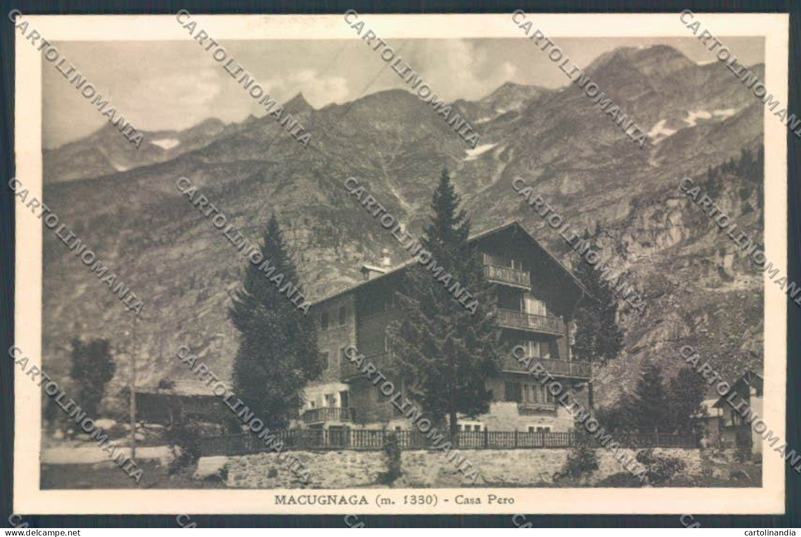 Verbania Macugnaga cartolina ZQ7449