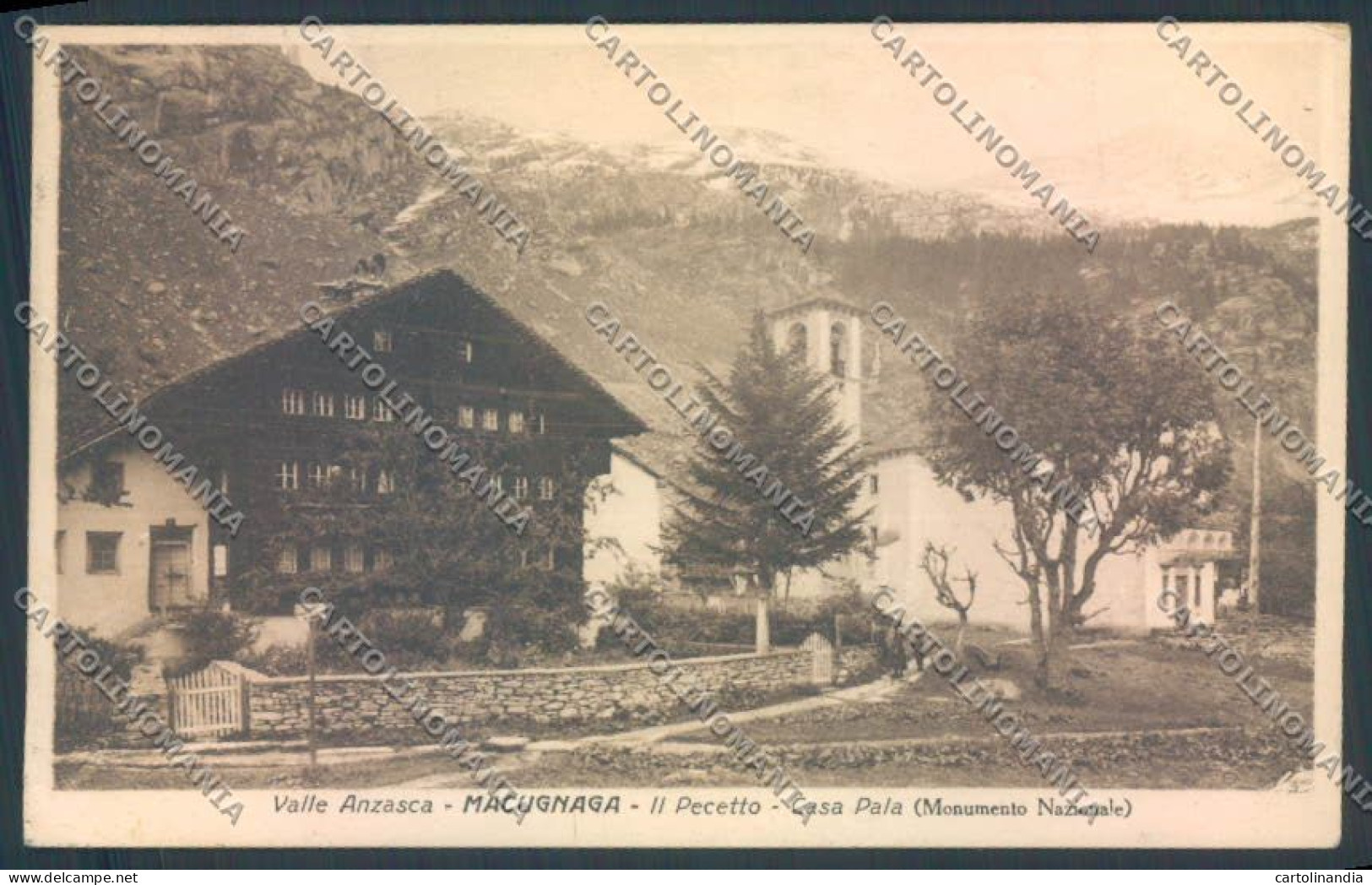 Verbania Macugnaga cartolina ZQ7640