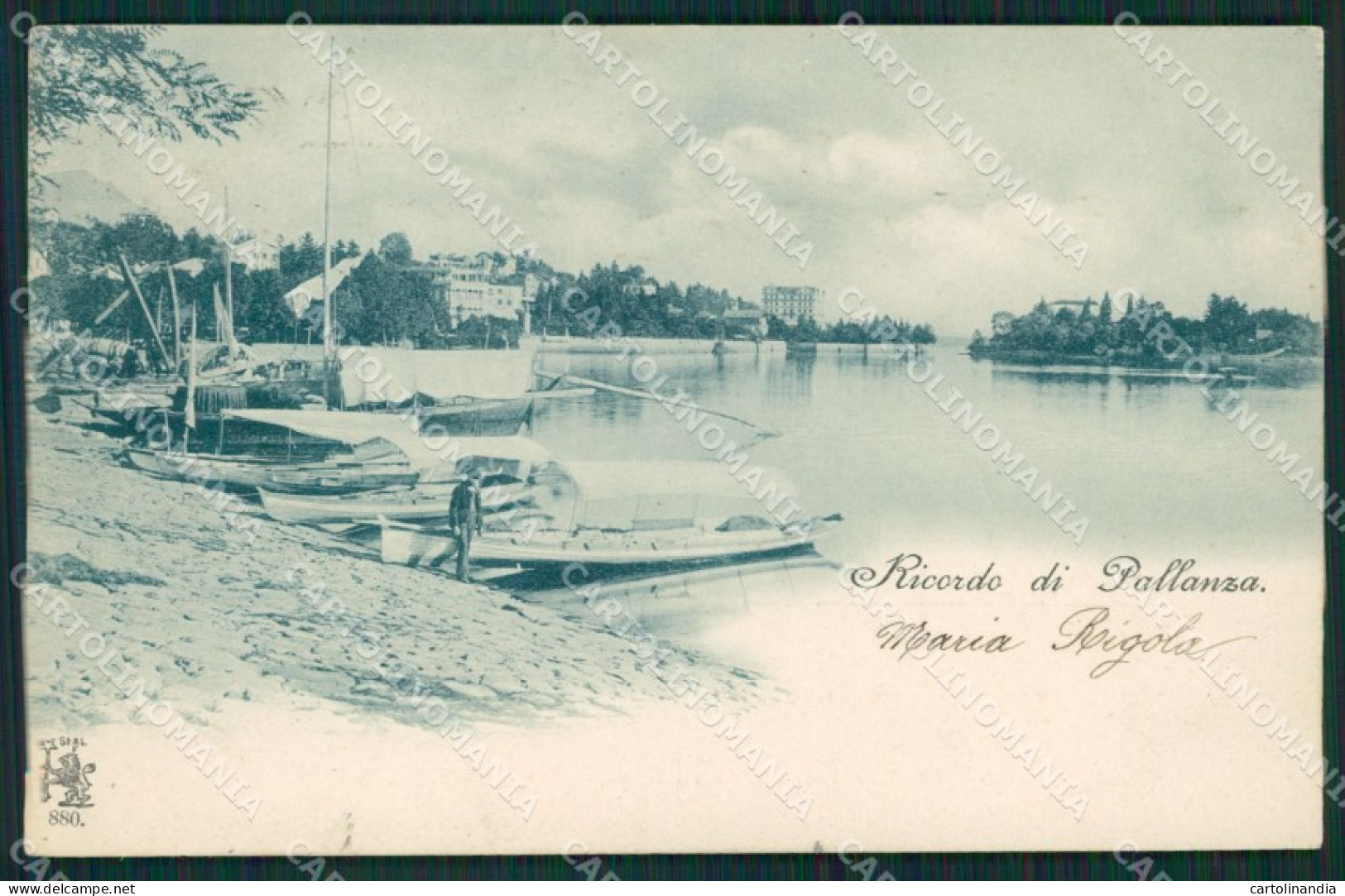Verbania Pallanza cartolina QZ1846