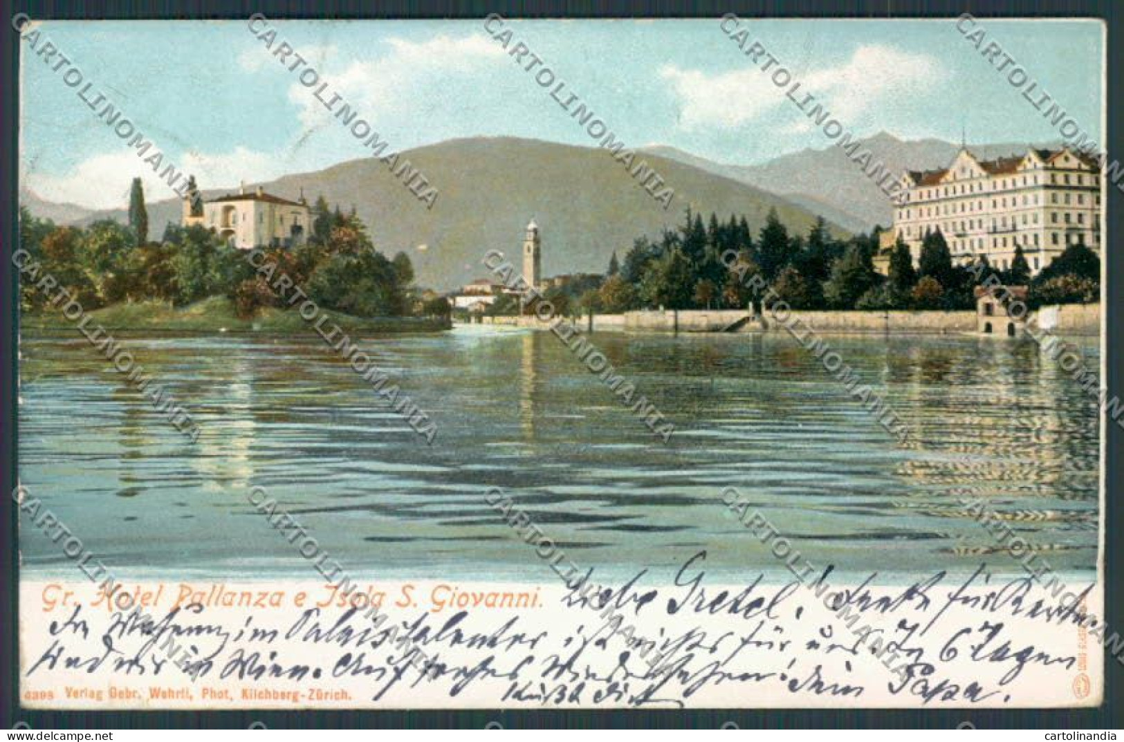 Verbania Pallanza cartolina RB0675