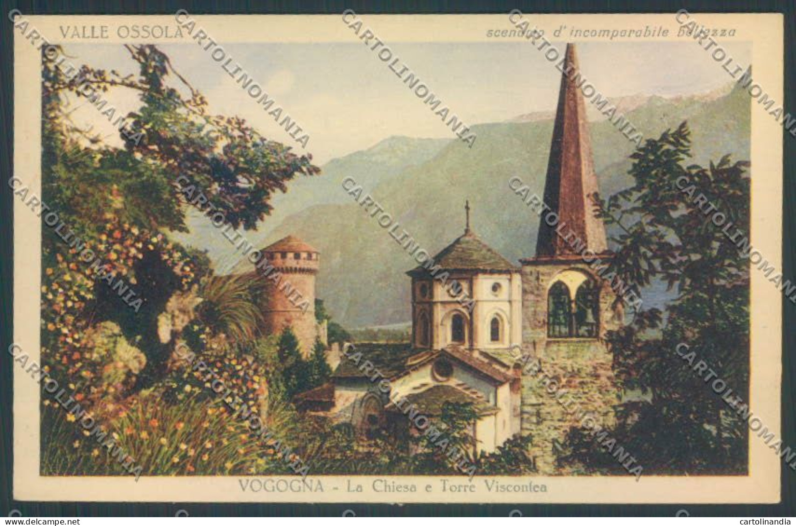 Verbania Vogogna cartolina ZQ8671