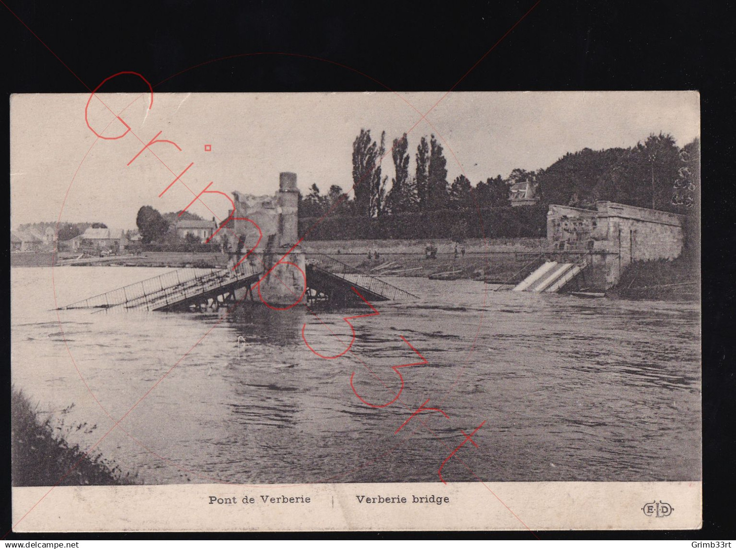 Verberie - Pont de Verberie - postkaart