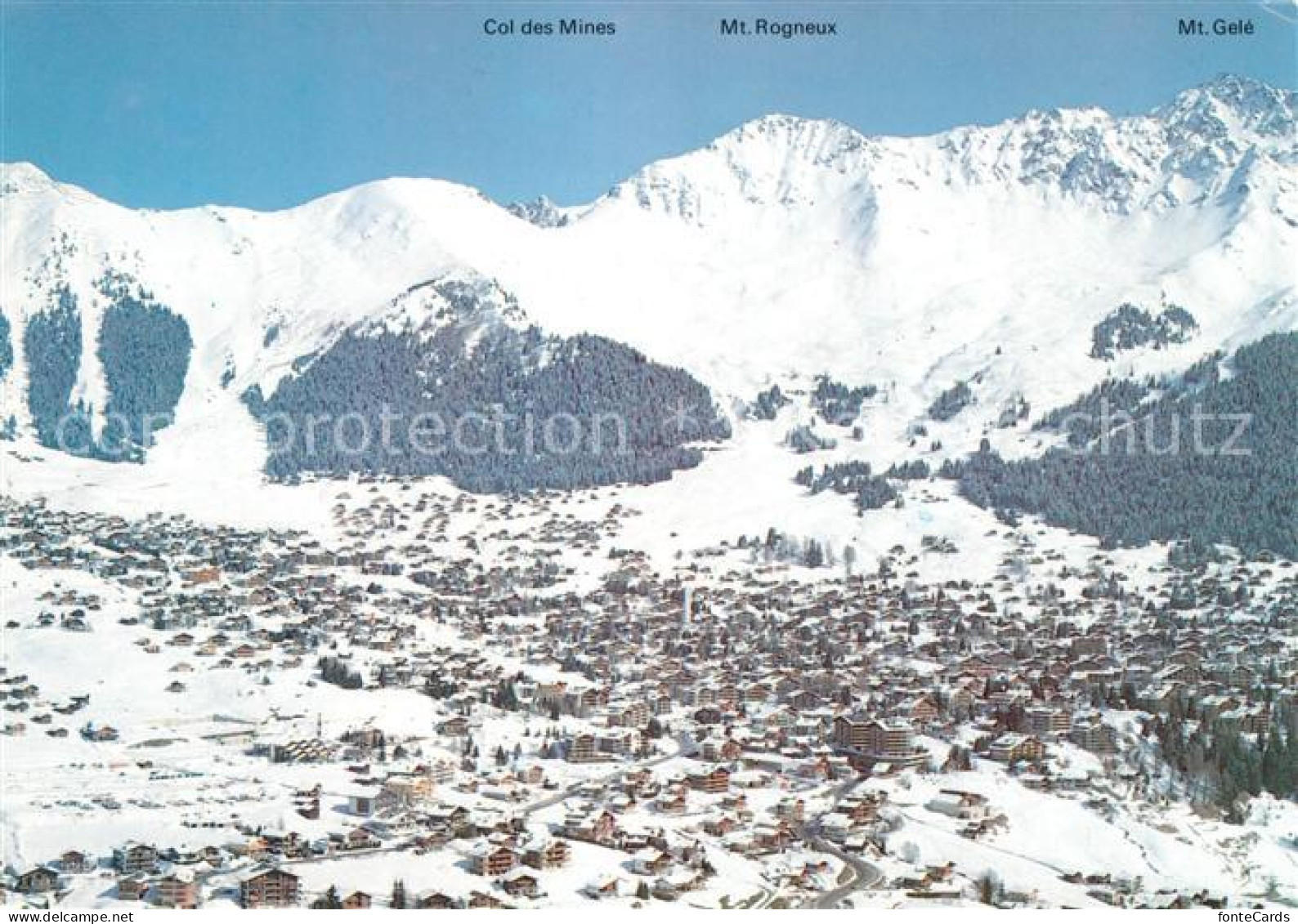 Verbier La station du val de Bagnes