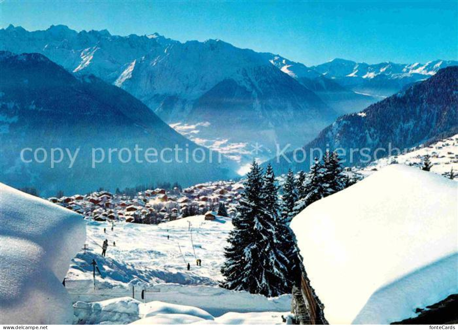 Verbier Station de Verbier depuis le Carrefour