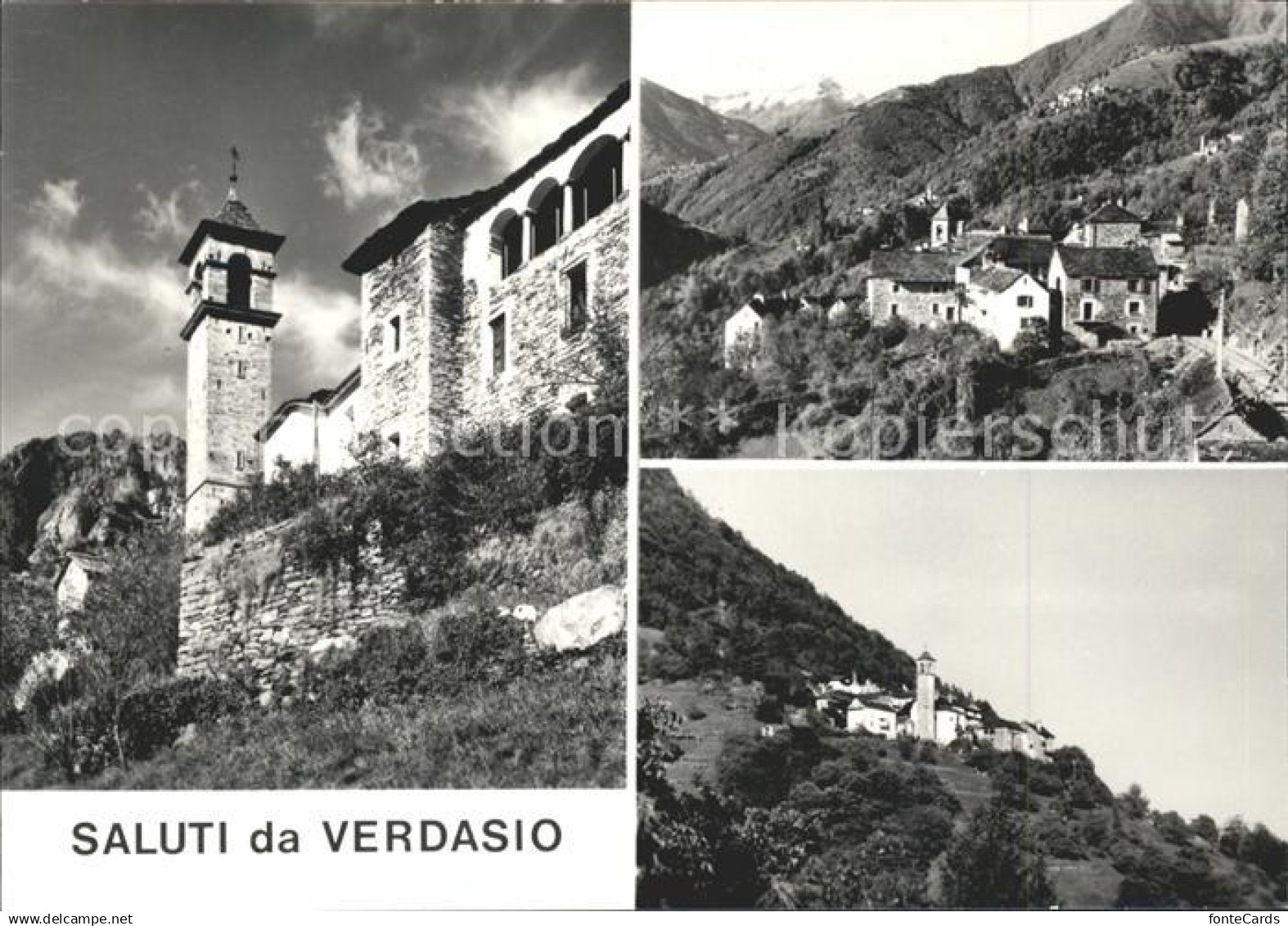 Verdasio Centovalli Kirche Teilansichten
