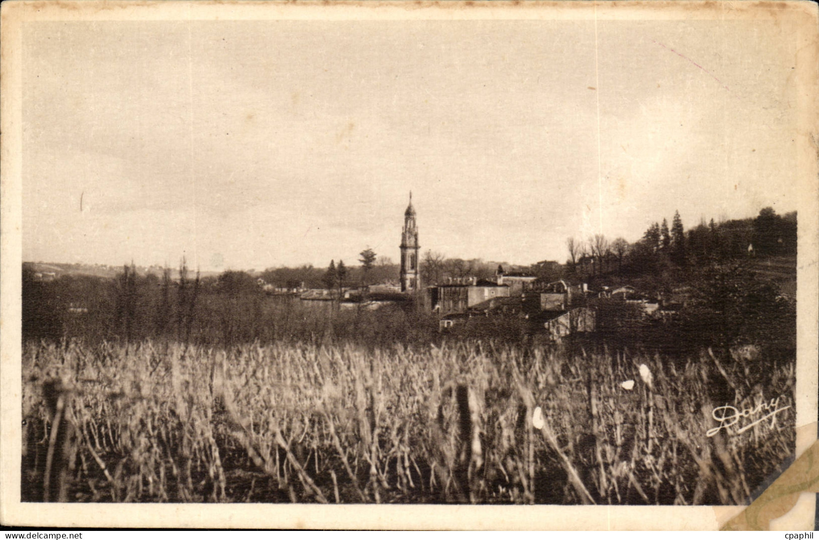 Verdelais CPA Vue panoramique