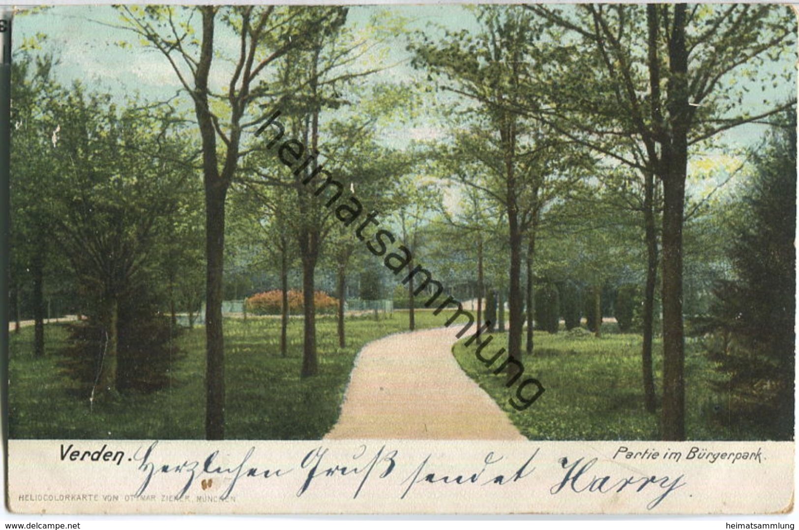 Verden - Bürgerpark - Verlag Ottmar Zieher München