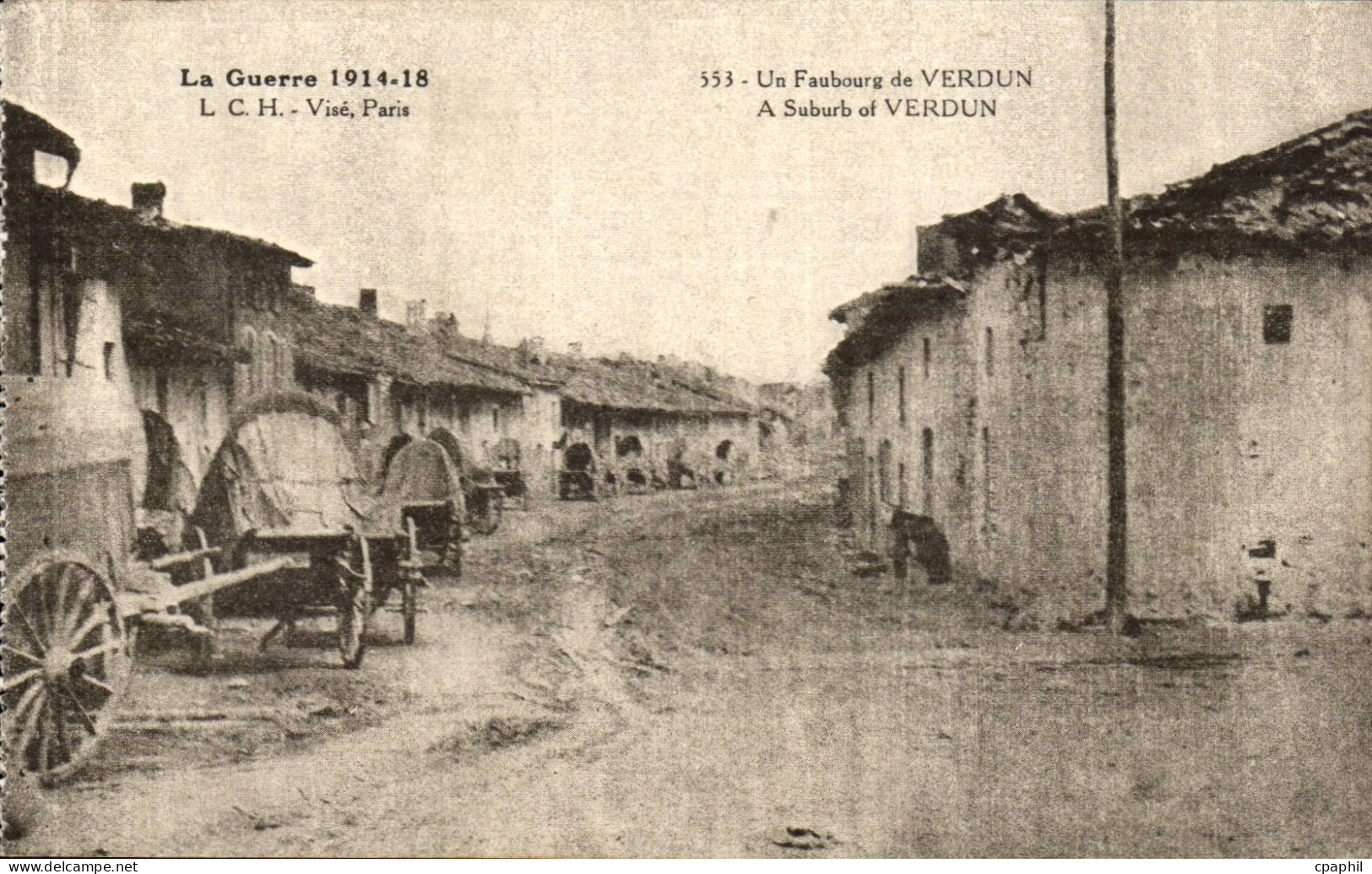 Verdun - Faubourg de Verdun - La Guerre 1914 1918 - CPA
