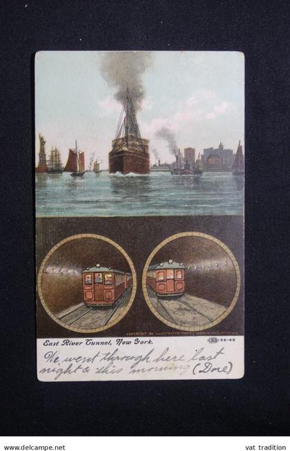 ETATS UNIS - Carte postale - East River Tunnel - L 89946