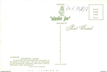 Anchorage Alaska USA Fliegeraufnahme