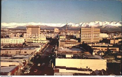 Anchorage Downtain Mountains