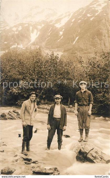 Juneau Alaska M?nner im Fluss