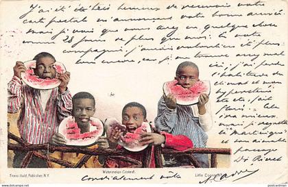 Usa - Black Americana - Watermelon Contest - PRIVATE MAILING CARD - Publ. Franz Huld