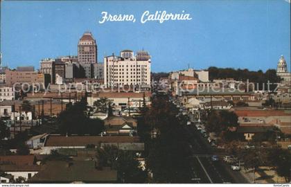 Fresno California Downtown Skyline