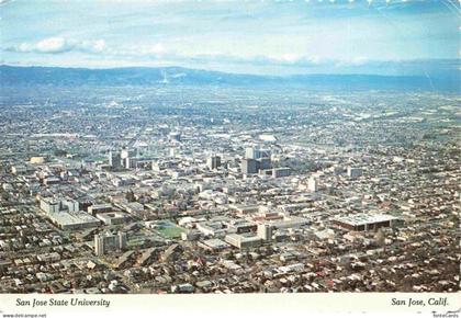 San Jose California USA San Jose State University aerial view
