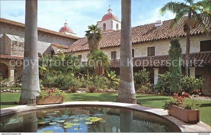 Santa Barbara California Old Mission Santa Barbara Cloister Garden