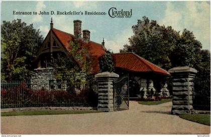 Cleveland - Entrance to John Rockefellers Residence
