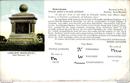 PC Norwalk Connecticut USA, Ludlow Monument