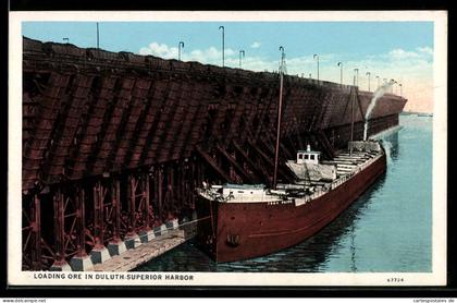 AK Duluth, Loading ore in Duluth Superior Harbor
