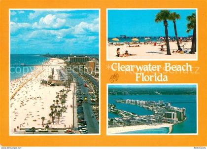 Clearwater Florida Beach aerial view