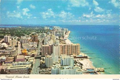MIAMI  Florida USA Tropical Miami Beach Fliegeraufnahme