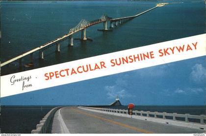 Tampa Florida The Sunshine Skyway bridge