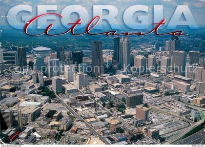 Atlanta Georgia Atlanta skyline Air view