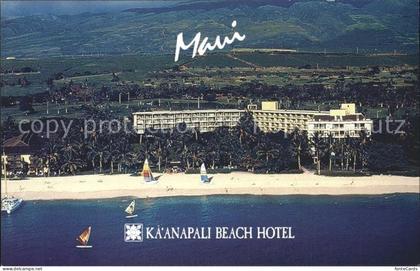 Maui Hawaii Kaanapali Beach Hotel Fliegeraufnahme