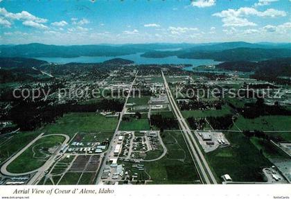 Coeur d Alene Aerial view