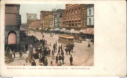Indianapolis Washington St. Strassenbahn