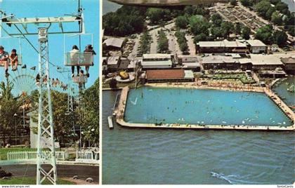 Monticello Indiana USA Lake Shafer Indiana Beach Fliegeraufnahme