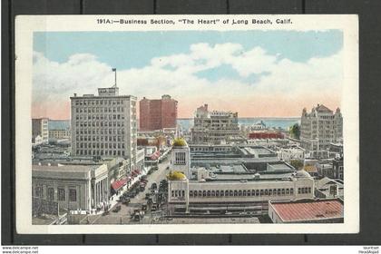 USA Business Section - "The Heart" of Long Beach California, unused