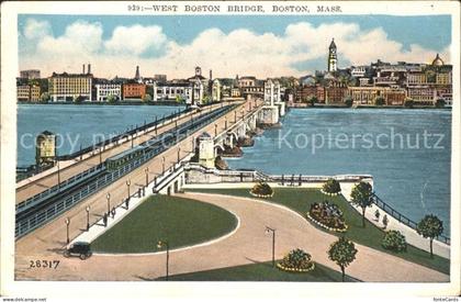 Boston Massachusetts West Boston Bridge Charles River