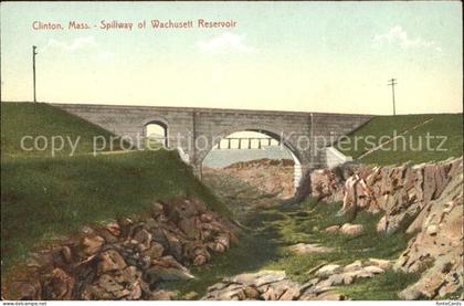 Clinton Massachusetts Spillway of Wachusett Reservoir