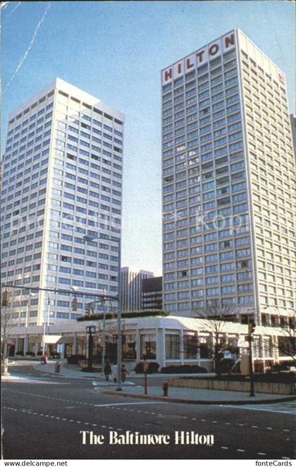 Baltimore Maryland The Baltimore Hilton Hotel Skycraper