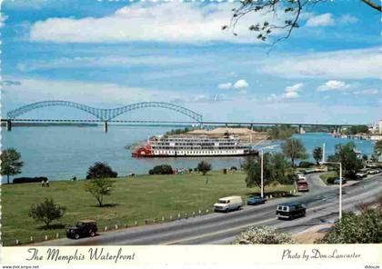 Carte Postale - Etats Unis - Memphis - The Memphis Waterfront - Automobiles - Bateaux - Etat du Tennessee - Tennessee St