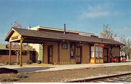 US Californa The La Mesa Depot Train Station vintage postcard