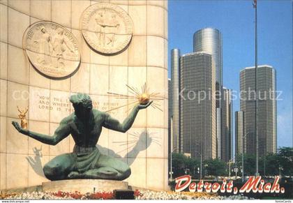 Detroit Michigan Spirit of Detroit