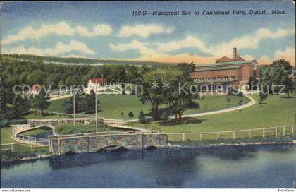 Duluth Minnesota Municipal Zoo at Fairmount Park