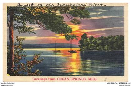AXXP14-1454-ETATS-UNIS - MISSISSIPPI - Greetings from ocean springs