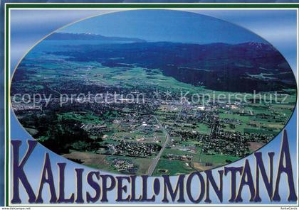Kalispell Montana Aerial view